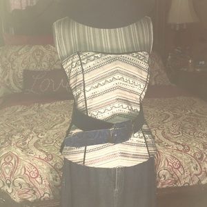 White House/Black Market Bustier